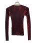 DIESEL (ディーゼル) リブニット長袖トップス レッド サイズ:M：6000円