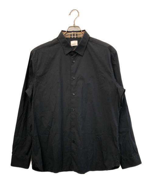BURBERRY（バーバリー）BURBERRY (バーバリー) 長袖シャツ ブラック サイズ:XXLの古着・服飾アイテム