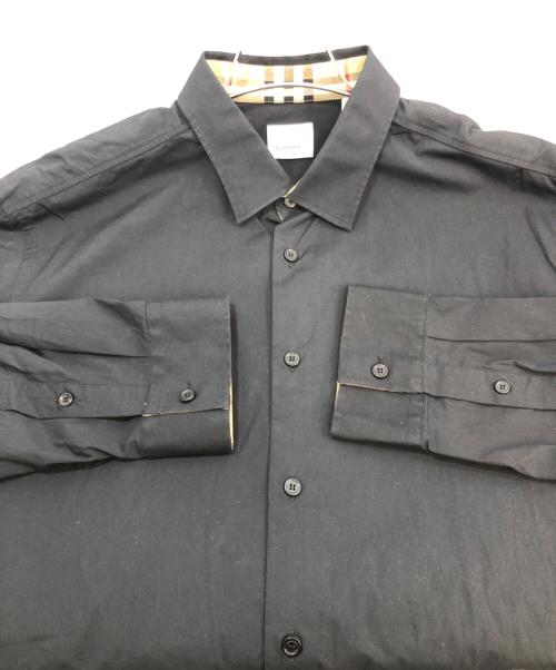 BURBERRY（バーバリー）BURBERRY (バーバリー) 長袖シャツ ブラック サイズ:XXLの古着・服飾アイテム