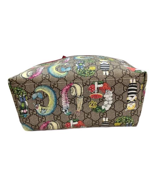 GUCCI（グッチ）GUCCI (グッチ) リュック グレー×レッドの古着・服飾アイテム