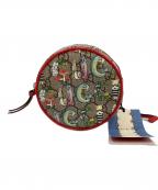 GUCCIグッチ）の古着「ラウンドミニウエストポーチ」｜グレー×レッド