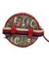 GUCCI (グッチ) ラウンドミニウエストポーチ グレー×レッド：50000円