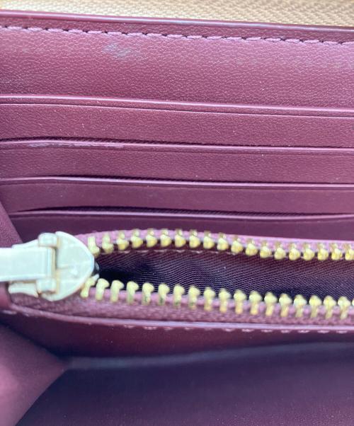 COACH（コーチ）COACH (コーチ) 長財布 ベージュ×ピンクの古着・服飾アイテム