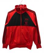 adidasアディダス）の古着「トラックジャケット」｜レッド