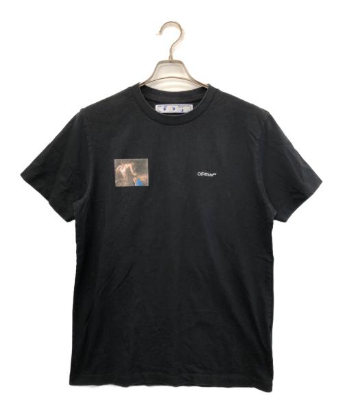 OFFWHITE（オフホワイト）OFFWHITE (オフホワイト) 半袖カットソー ブラック サイズ:Lの古着・服飾アイテム