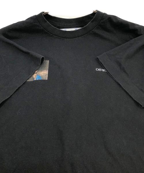 OFFWHITE（オフホワイト）OFFWHITE (オフホワイト) 半袖カットソー ブラック サイズ:Lの古着・服飾アイテム