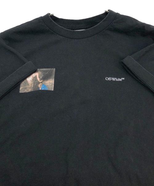 OFFWHITE（オフホワイト）OFFWHITE (オフホワイト) 半袖カットソー ブラック サイズ:Lの古着・服飾アイテム