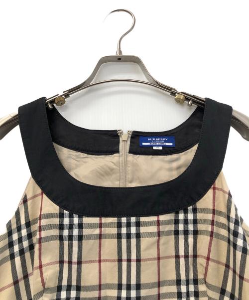 BURBERRY BLUE LABEL（バーバリー ブルー レーベル）BURBERRY BLUE LABEL (バーバリー ブルー レーベル) ノースリーブワンピース ベージュ サイズ:38の古着・服飾アイテム