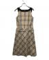 BURBERRY BLUE LABEL (バーバリー ブルー レーベル) ノースリーブワンピース ベージュ サイズ:38：7000円