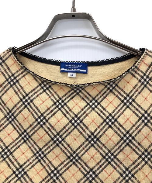 BURBERRY BLUE LABEL（バーバリー ブルー レーベル）BURBERRY BLUE LABEL (バーバリー ブルー レーベル) ノースリーブカットソー ベージュ サイズ:Mの古着・服飾アイテム