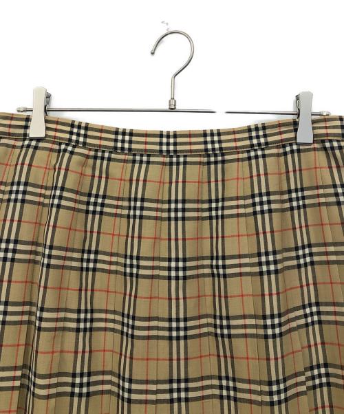 Burberry's（バーバリーズ）Burberry's (バーバリーズ) プリーツスカート ベージュ サイズ:48の古着・服飾アイテム