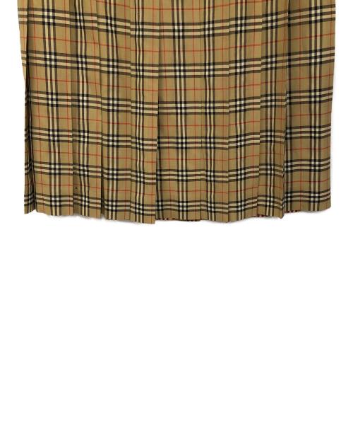 Burberry's（バーバリーズ）Burberry's (バーバリーズ) プリーツスカート ベージュ サイズ:48の古着・服飾アイテム