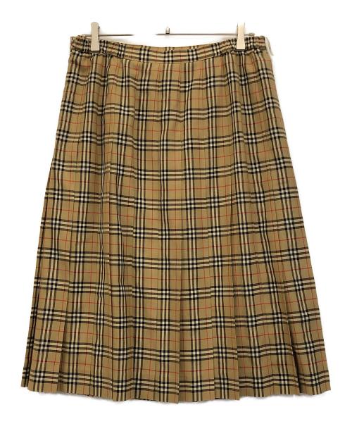 Burberry's（バーバリーズ）Burberry's (バーバリーズ) プリーツスカート ベージュ サイズ:48の古着・服飾アイテム