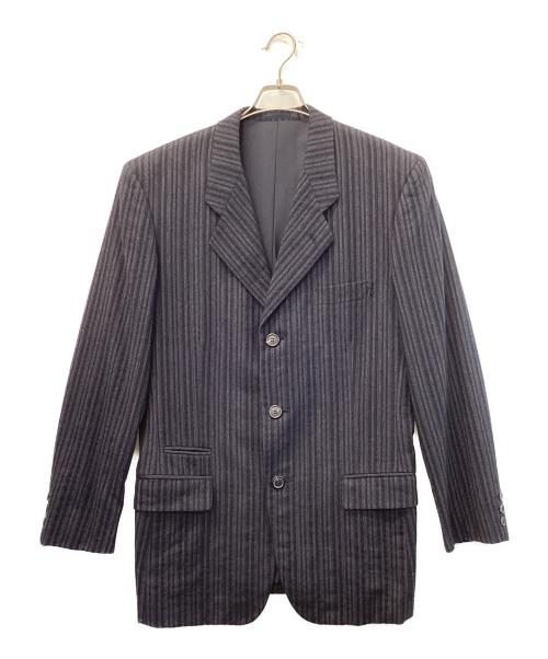ISSEY MIYAKE（イッセイミヤケ）ISSEY MIYAKE (イッセイミヤケ) ウールジャケット ネイビー サイズ:Lの古着・服飾アイテム