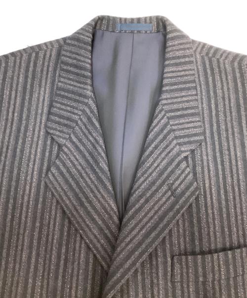 ISSEY MIYAKE（イッセイミヤケ）ISSEY MIYAKE (イッセイミヤケ) ウールジャケット ネイビー サイズ:Lの古着・服飾アイテム