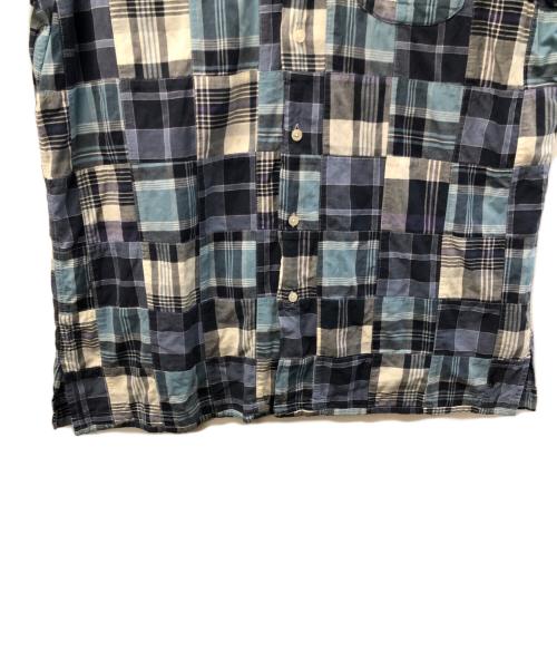 RALPH LAUREN（ラルフローレン）RALPH LAUREN (ラルフローレン) 半袖シャツ ブルー×スカイブルー サイズ:Lの古着・服飾アイテム
