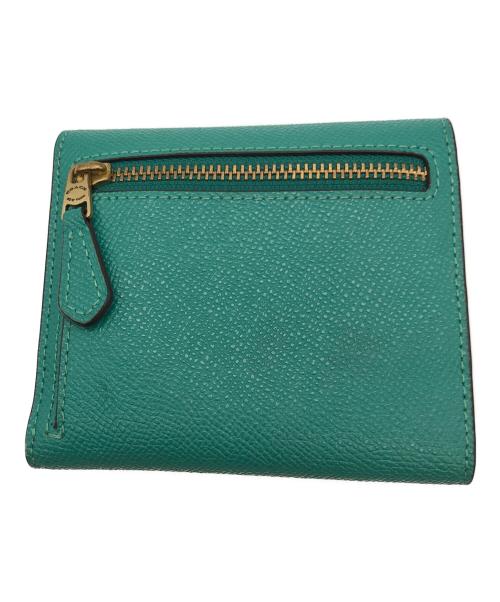 COACH（コーチ）COACH (コーチ) 2つ折り財布 グリーンの古着・服飾アイテム