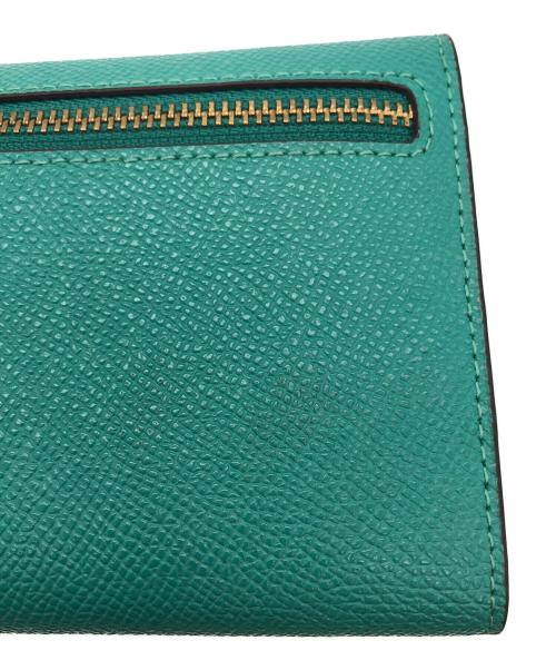 COACH（コーチ）COACH (コーチ) 2つ折り財布 グリーンの古着・服飾アイテム