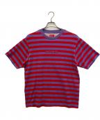 SUPREMEシュプリーム）の古着「半袖カットソー」｜レッド×パープル