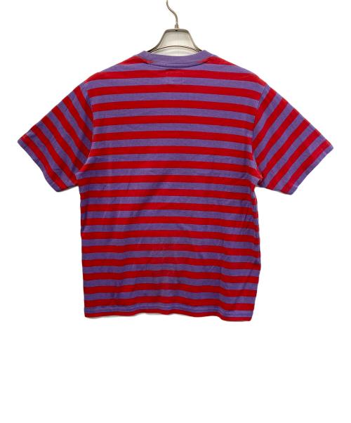 SUPREME（シュプリーム）Supreme (シュプリーム) 半袖カットソー レッド×パープル サイズ:Sの古着・服飾アイテム