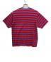 Supreme (シュプリーム) 半袖カットソー レッド×パープル サイズ:S：7000円