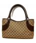 GUCCI (グッチ) ハンドバッグ ベージュ×ブラウン：30000円