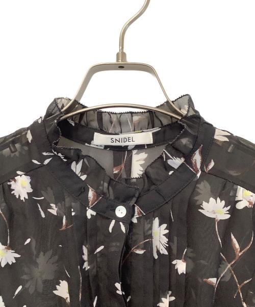 Snidel（スナイデル）Snidel (スナイデル) 半袖ワンピース ブラック サイズ:SIZE０の古着・服飾アイテム