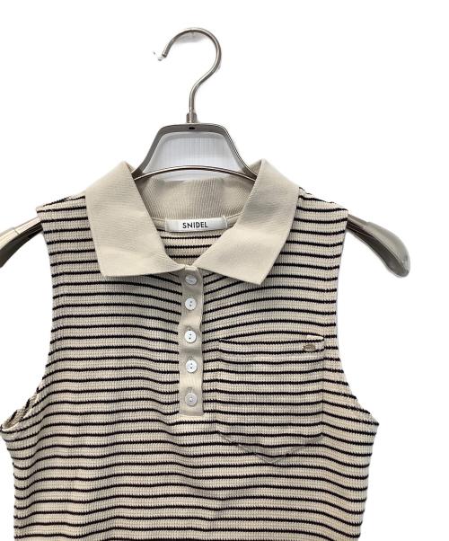 Snidel（スナイデル）Snidel (スナイデル) セットアップ ブラック×ベージュ サイズ:SIZE1の古着・服飾アイテム