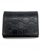 GUCCIグッチ）の古着「カードケース」｜ブラック