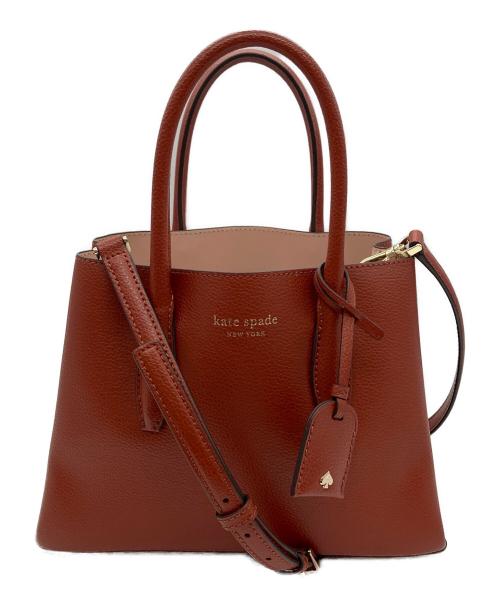 Kate Spade（ケイトスペード）Kate Spade (ケイトスペード) 2WAYバッグ ブラウンの古着・服飾アイテム