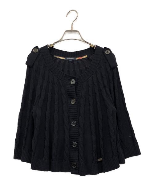 BURBERRY LONDON（バーバリーロンドン）BURBERRY LONDON (バーバリーロンドン) ニットカーディガン ネイビー サイズ:1の古着・服飾アイテム