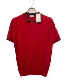 FRED PERRY×JOHN SMEDLEY（フレッドペリー×ジョンスメドレー）の古着「ポロシャツ」｜レッド
