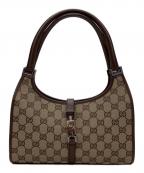 GUCCIグッチ）の古着「ハンドバッグ」｜ブラウン×ベージュ