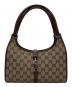 GUCCI（グッチ）の古着「ハンドバッグ」｜ブラウン×ベージュ