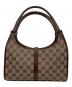 GUCCI (グッチ) ハンドバッグ ブラウン×ベージュ：90000円