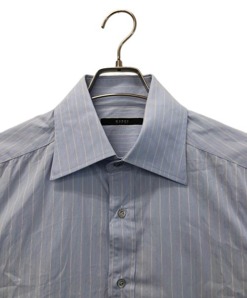 GUCCI（グッチ）GUCCI (グッチ) 長袖シャツ スカイブルー サイズ:42の古着・服飾アイテム