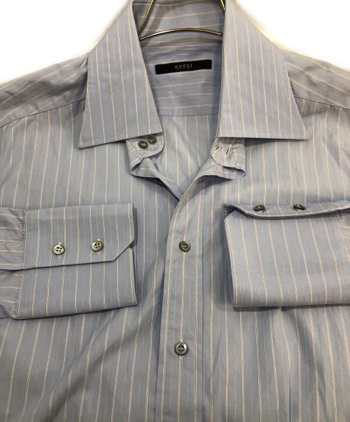 GUCCI（グッチ）GUCCI (グッチ) 長袖シャツ スカイブルー サイズ:42の古着・服飾アイテム