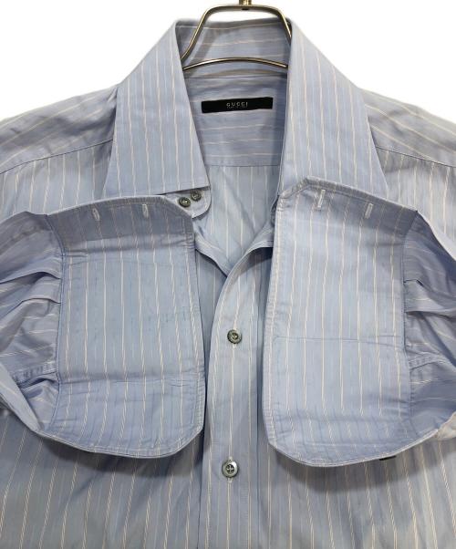 GUCCI（グッチ）GUCCI (グッチ) 長袖シャツ スカイブルー サイズ:42の古着・服飾アイテム