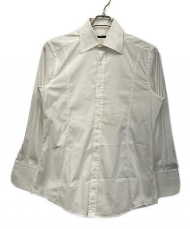 中古・古着通販】GUCCI (グッチ) 長袖シャツ ホワイト サイズ:42