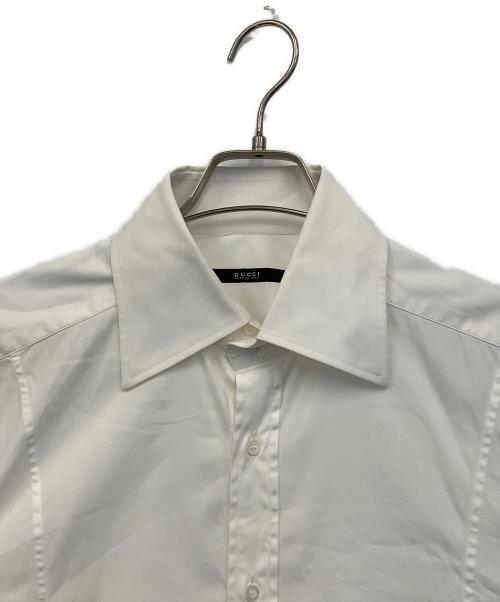 GUCCI（グッチ）GUCCI (グッチ) 長袖シャツ ホワイト サイズ:42の古着・服飾アイテム