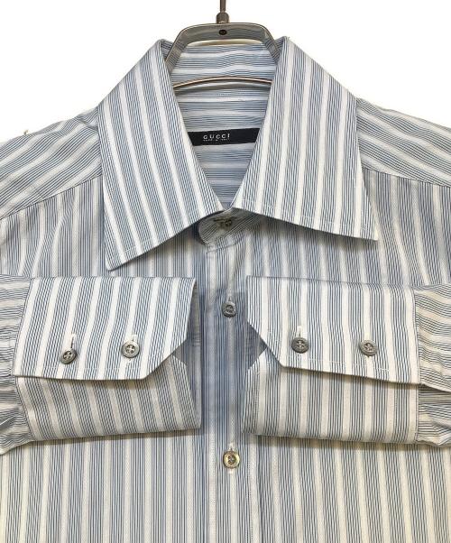 GUCCI（グッチ）GUCCI (グッチ) 長袖シャツ スカイブルー サイズ:42の古着・服飾アイテム