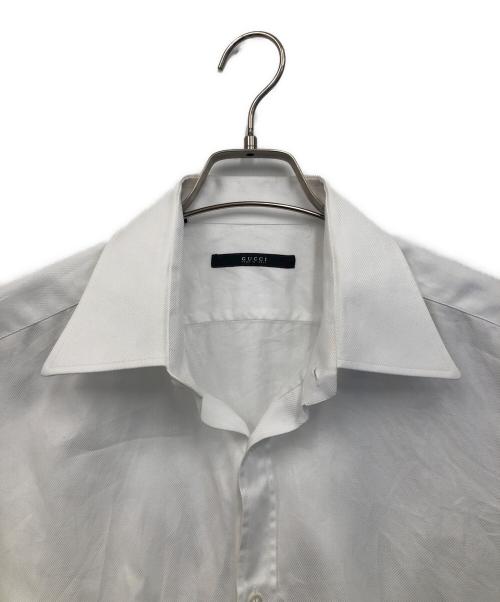 GUCCI（グッチ）GUCCI (グッチ) 長袖シャツ ホワイト サイズ:42の古着・服飾アイテム