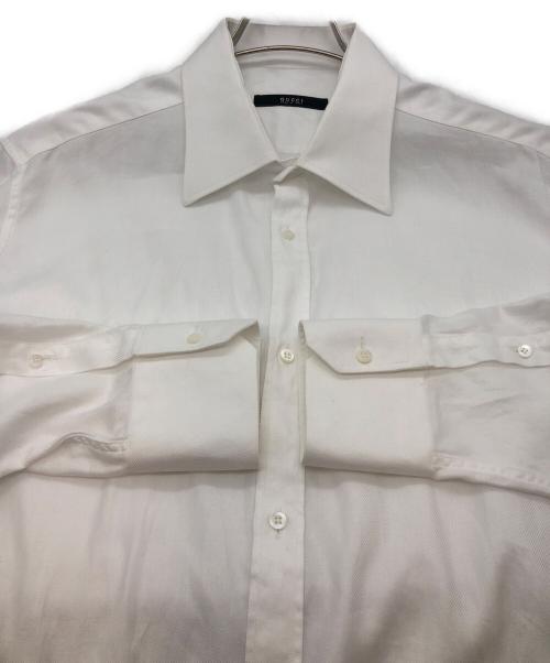 GUCCI（グッチ）GUCCI (グッチ) 長袖シャツ ホワイト サイズ:42の古着・服飾アイテム