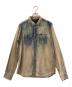 DIESEL（ディーゼル）の古着「長袖シャツ」｜ブルー×ベージュ