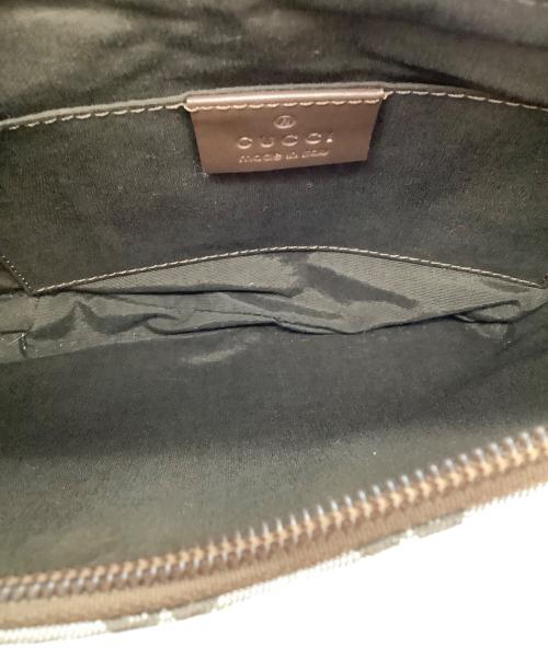 GUCCI（グッチ）GUCCI (グッチ) ハンドバッグ ブラウン×ベージュの古着・服飾アイテム