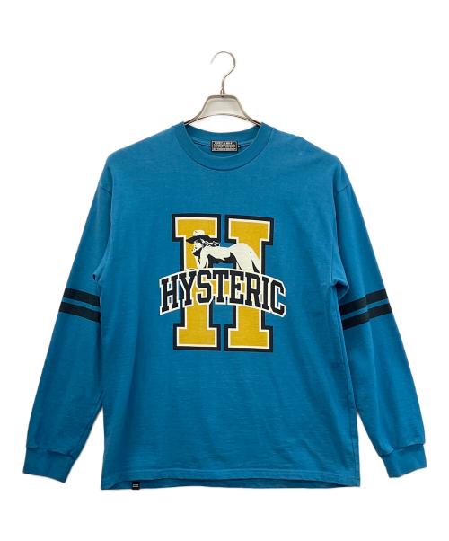 Hysteric Glamour（ヒステリックグラマー）Hysteric Glamour (ヒステリックグラマー) スウェット ブルー サイズ:Lの古着・服飾アイテム