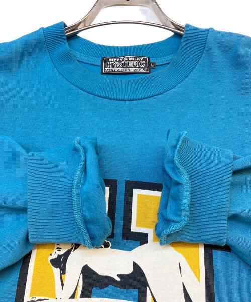 Hysteric Glamour（ヒステリックグラマー）Hysteric Glamour (ヒステリックグラマー) スウェット ブルー サイズ:Lの古着・服飾アイテム