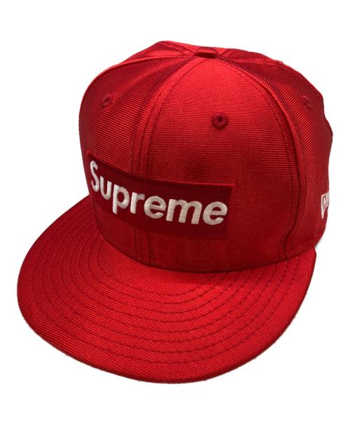 SUPREME（シュプリーム）SUPREME (シュプリーム) New Era (ニューエラ) キャップ レッド サイズ:7 3/8(58.7cm)の古着・服飾アイテム