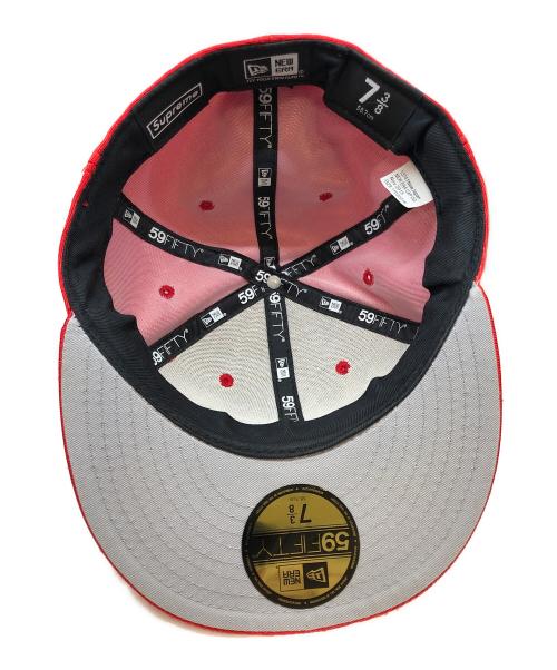 SUPREME（シュプリーム）SUPREME (シュプリーム) New Era (ニューエラ) キャップ レッド サイズ:7 3/8(58.7cm)の古着・服飾アイテム