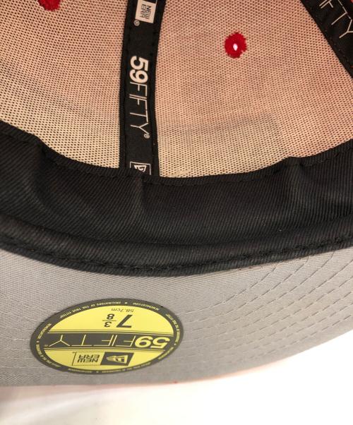 SUPREME（シュプリーム）SUPREME (シュプリーム) New Era (ニューエラ) キャップ レッド サイズ:7 3/8(58.7cm)の古着・服飾アイテム